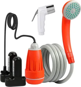 KEDSUM Portable Shower, Portable Camp Shower Pump with Rechargeable Battery, Portable Shower for Camping, Portable Outdoor Shower Head for Camping, Hiking, Traveling(  Handheld Sprayer)