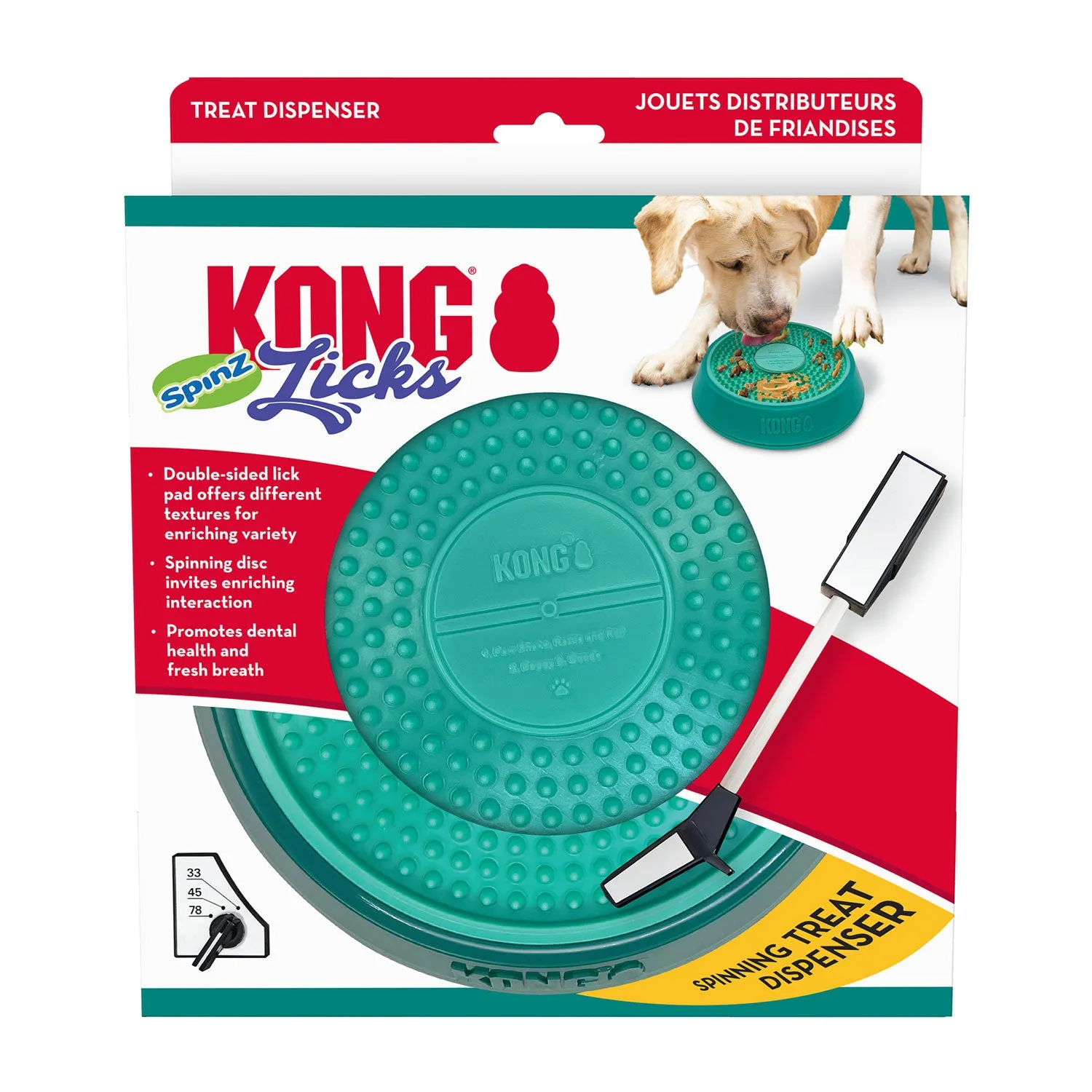 Kong Licks Spinz Bowl
