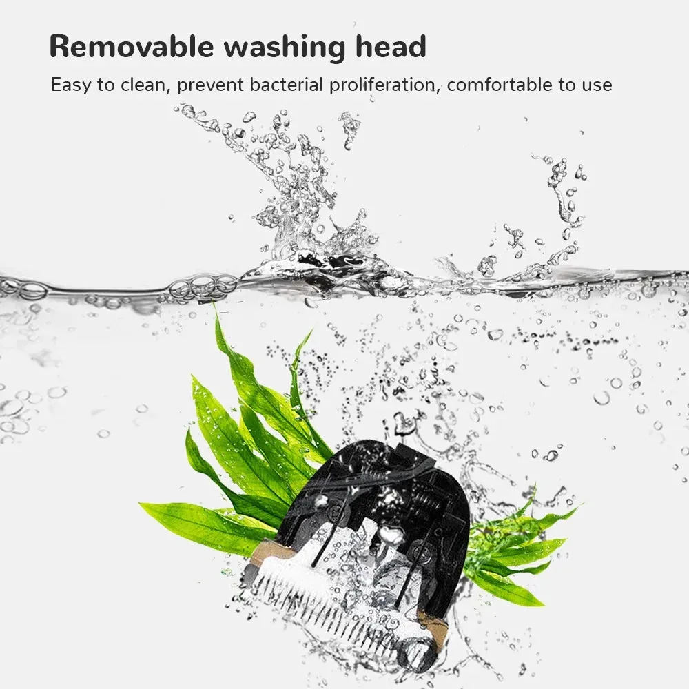 Low Noise Professional Pet Grooming Kit, Rechargeable Pet Hair Clipper for Dogs Cats with Thick Coats