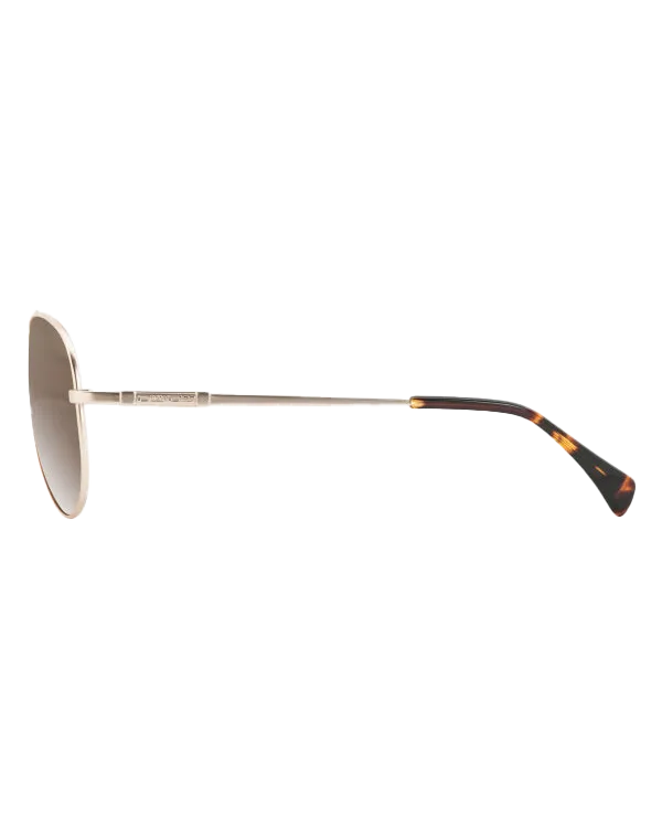Maverick Polarised Sunglasses in Gold & Brown