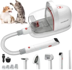 Maximize Home Pet Grooming Efficiency with Our 1.8L Low-Noise Dog Hair Vacuum Kit