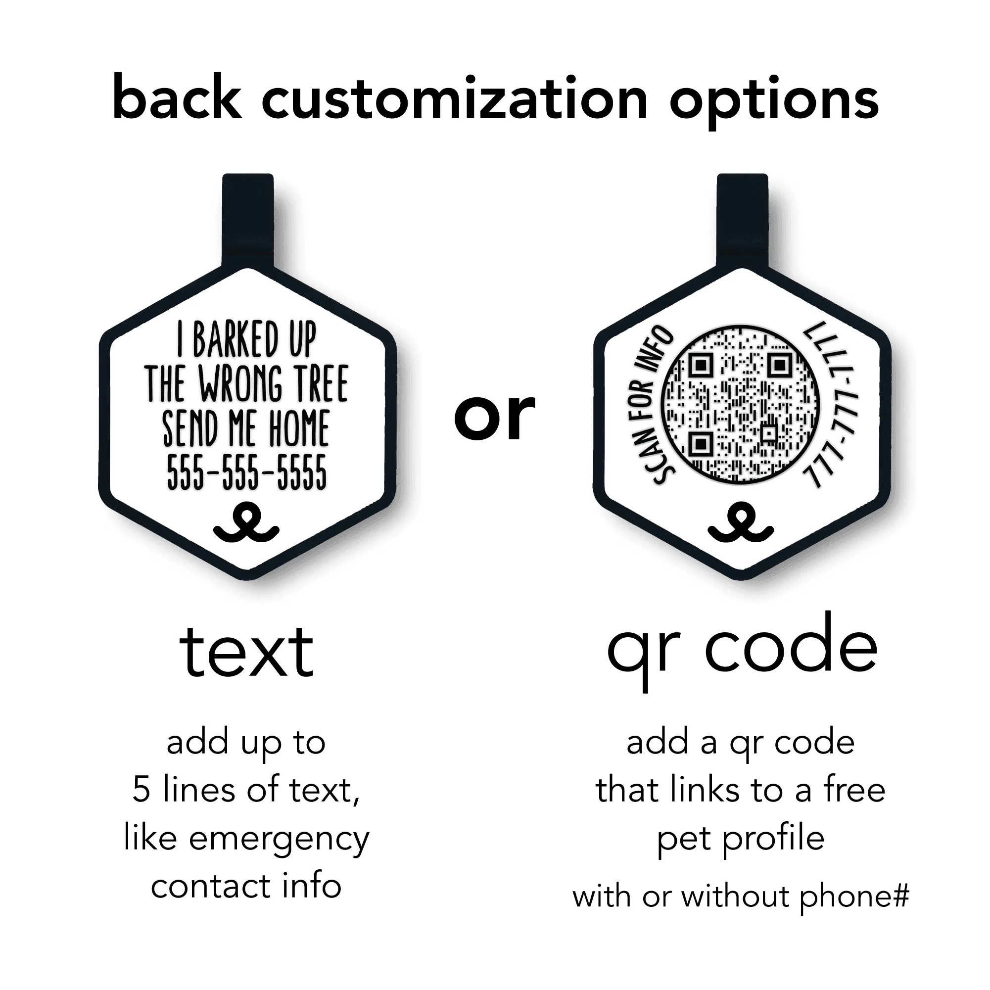 Mini Holiday Pet ID Tags