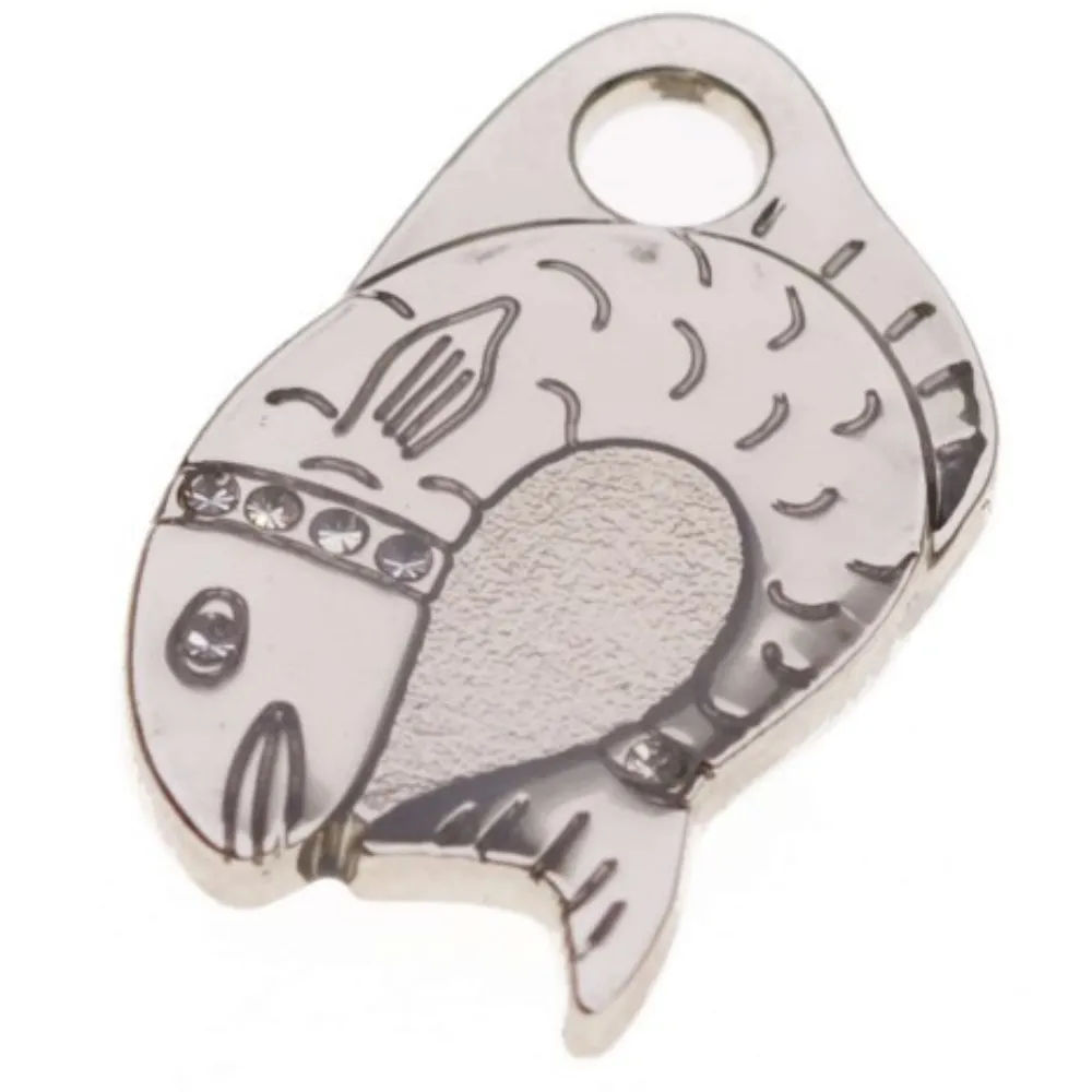 Mini Salmon Pet ID Tag