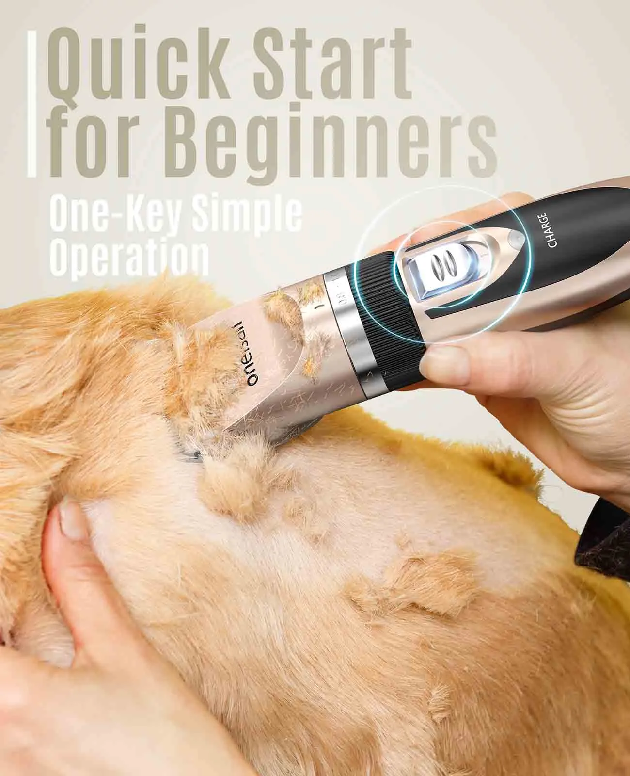 Oneisall P2 Dog Clippers Cordless Rechargeable