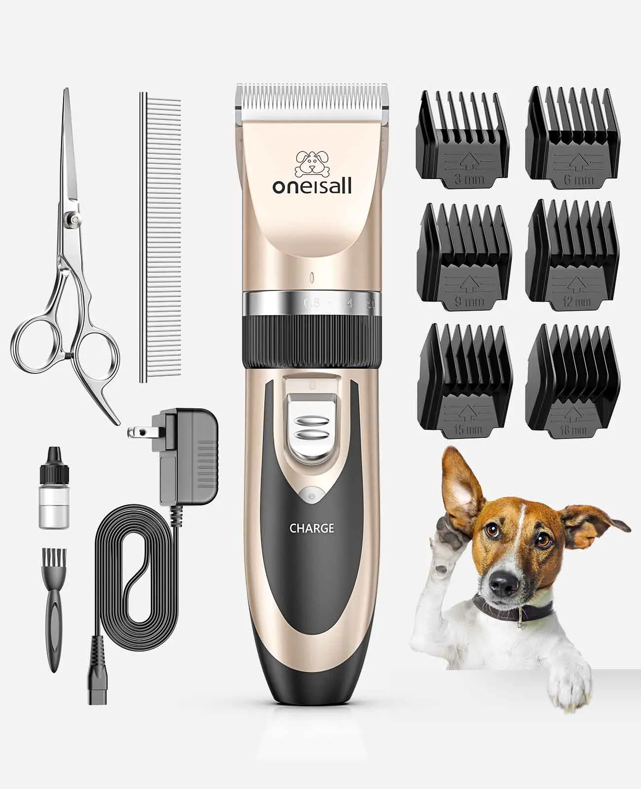 Oneisall P2 Dog Clippers Cordless Rechargeable