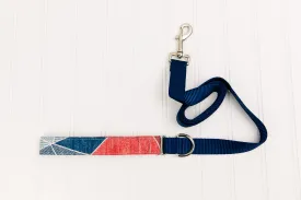 Patchwork Denim Matching Dog Leash