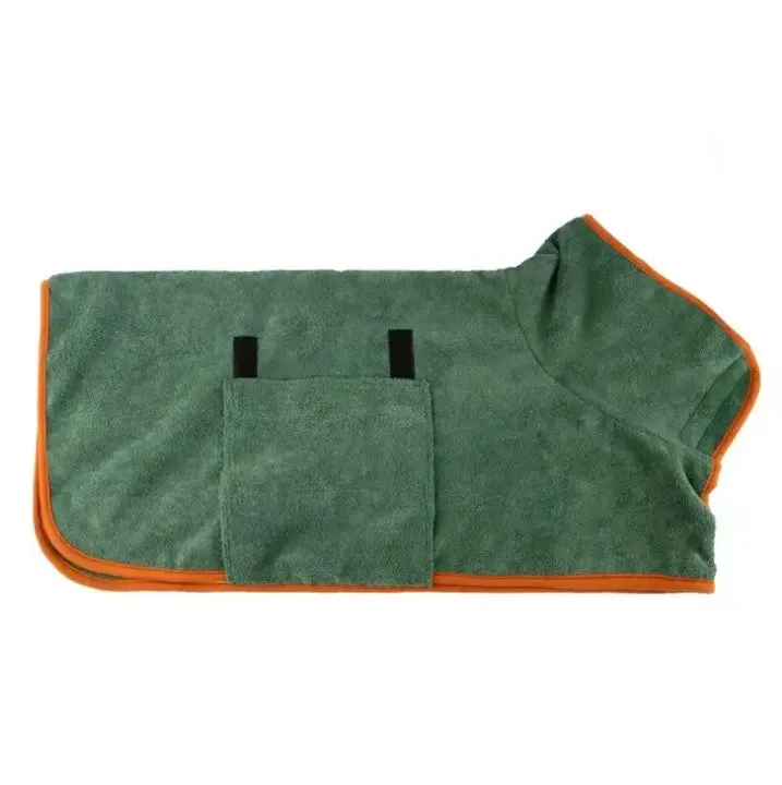 Pet Bathrobe – Fast Drying Microfiber Grooming Coat for Dogs | Absorbent, Soft, and Adjustable Towel for Small, Medium, and Large Dogs