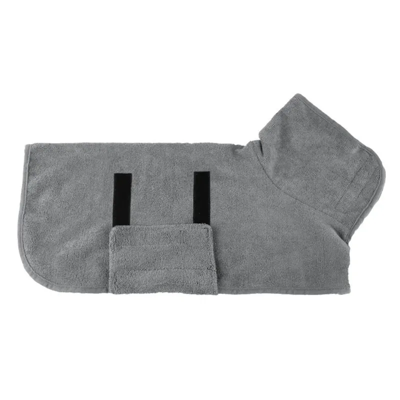 Pet Bathrobe – Fast Drying Microfiber Grooming Coat for Dogs | Absorbent, Soft, and Adjustable Towel for Small, Medium, and Large Dogs