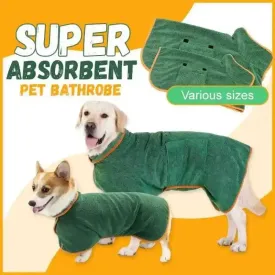 Pet Bathrobe – Fast Drying Microfiber Grooming Coat for Dogs | Absorbent, Soft, and Adjustable Towel for Small, Medium, and Large Dogs