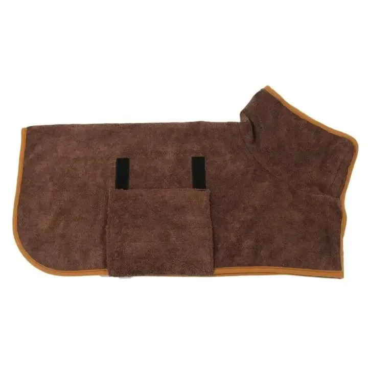 Pet Bathrobe – Fast Drying Microfiber Grooming Coat for Dogs | Absorbent, Soft, and Adjustable Towel for Small, Medium, and Large Dogs