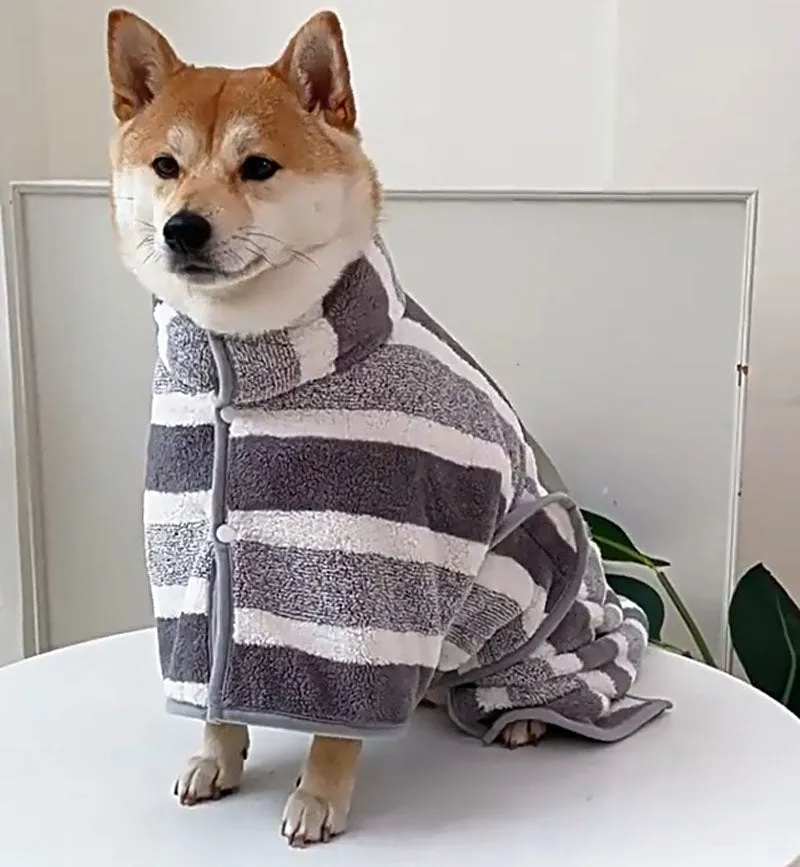 Pet towels Small, medium and large dog absorbent towels Shiba Inu Corgi dog soft quick-drying towel bath towel