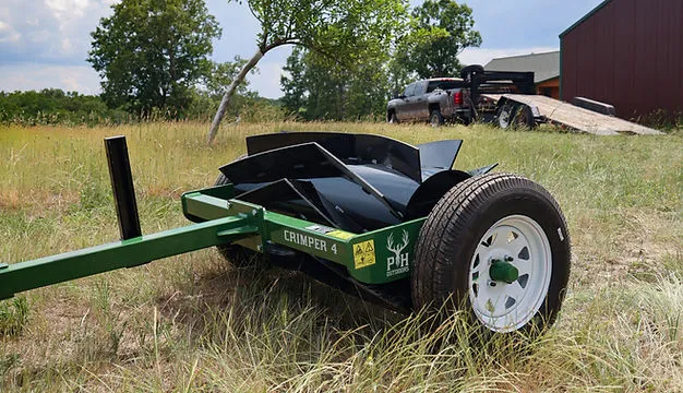 PH Outdoors Goliath4 4' Goliath6 6'-Goliath8 8' Goliath10 10' RTP Goliath Roller Crimper | Model RTP | Drum Width 4'-6'-8'-10'| 30-50 HP | For Tractor