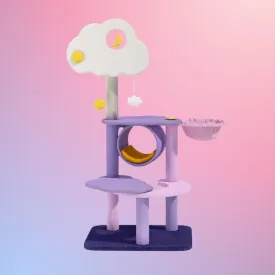 Purple Starry Moonlight Multifunctional Cat Climbing Frame - Cat Tree