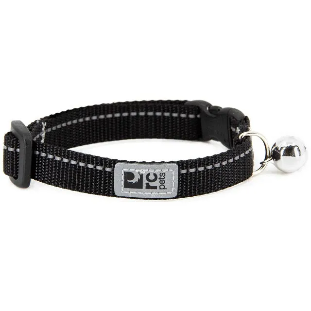 RC Pets Primary Breakaway Kitty Collar with Bell - Black