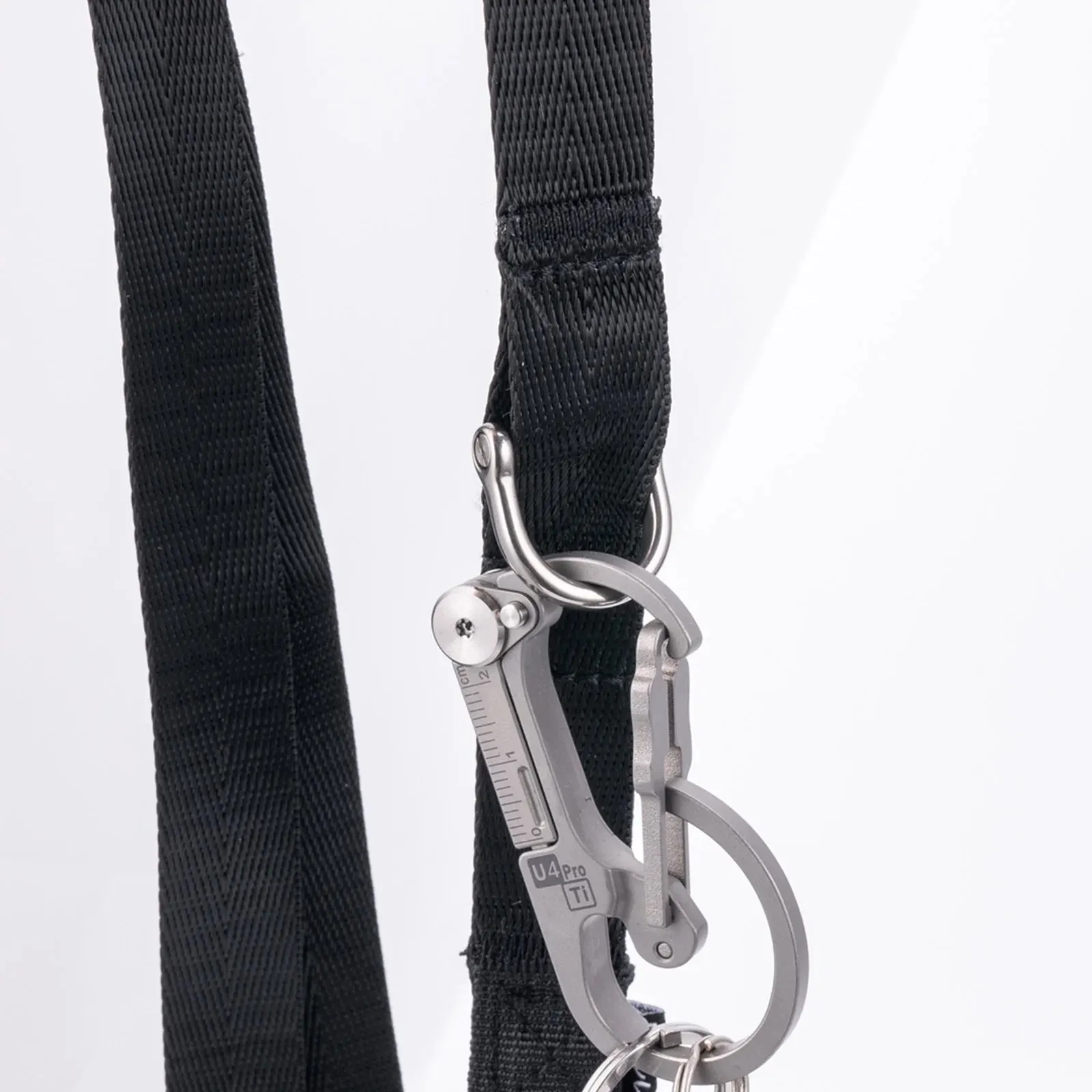 RD01 Titanium Horseshoe D-ring Key Organizer