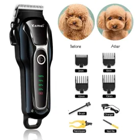 Rechargeable Professional Dog Hair Trimmer For Cat Low-Noise Electrical Hair Clipper Grooming Shaver