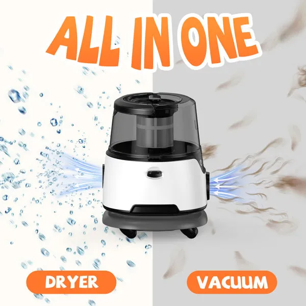 RESTOCKING   Grooming Vacuum Kit with 5 Tools, Clippers and Low Noise Dryer for Dogs and Cats