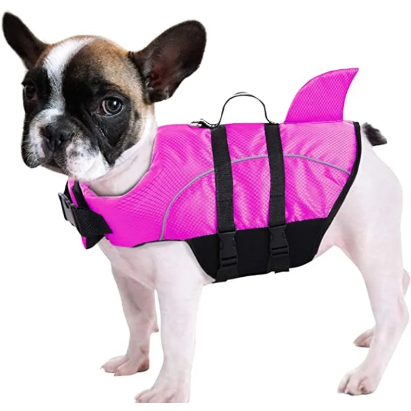 Ripstop Dog Life Jacket Shark Life Vest For Dogs