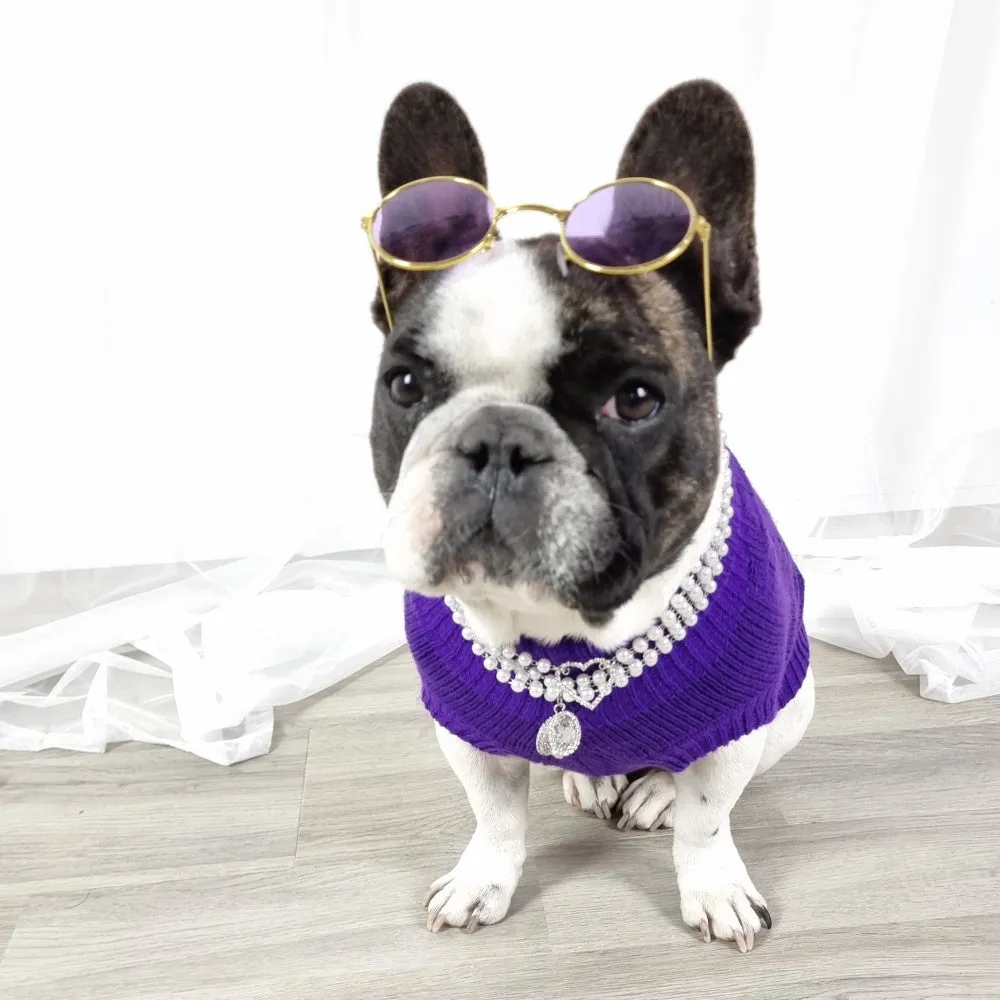 Round Fashion Dog Sunglasses