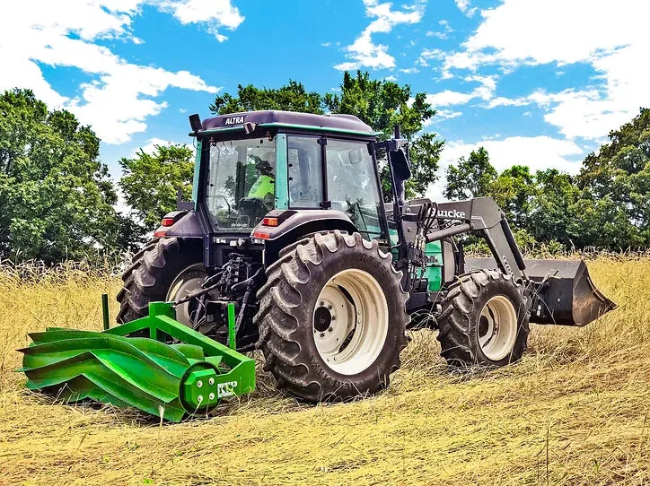 RTP Goliath Roller Crimper 6 | Drum Width 6 ft. - 24" Diameter | 30HP | For Tractor