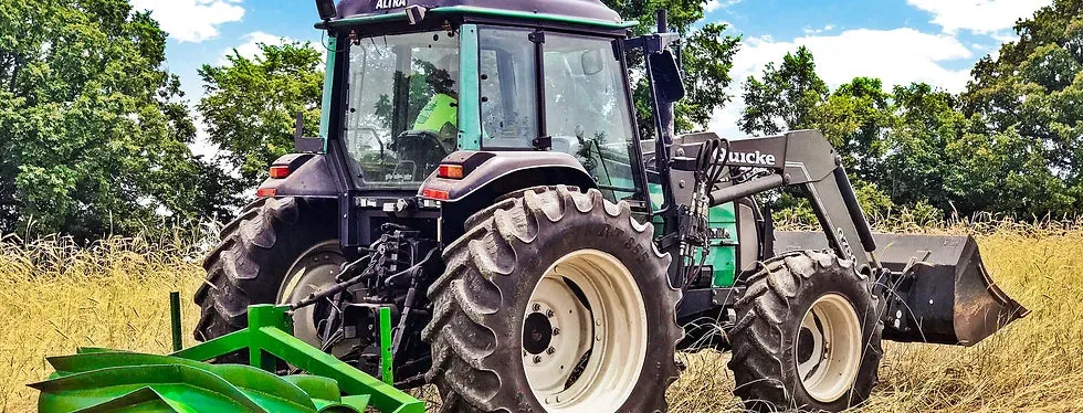 RTP Goliath Roller Crimper 6 | Drum Width 6 ft. - 24" Diameter | 30HP | For Tractor