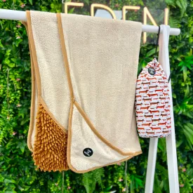 Sizzlin' Sausages - Dog Towel   Carry Bag