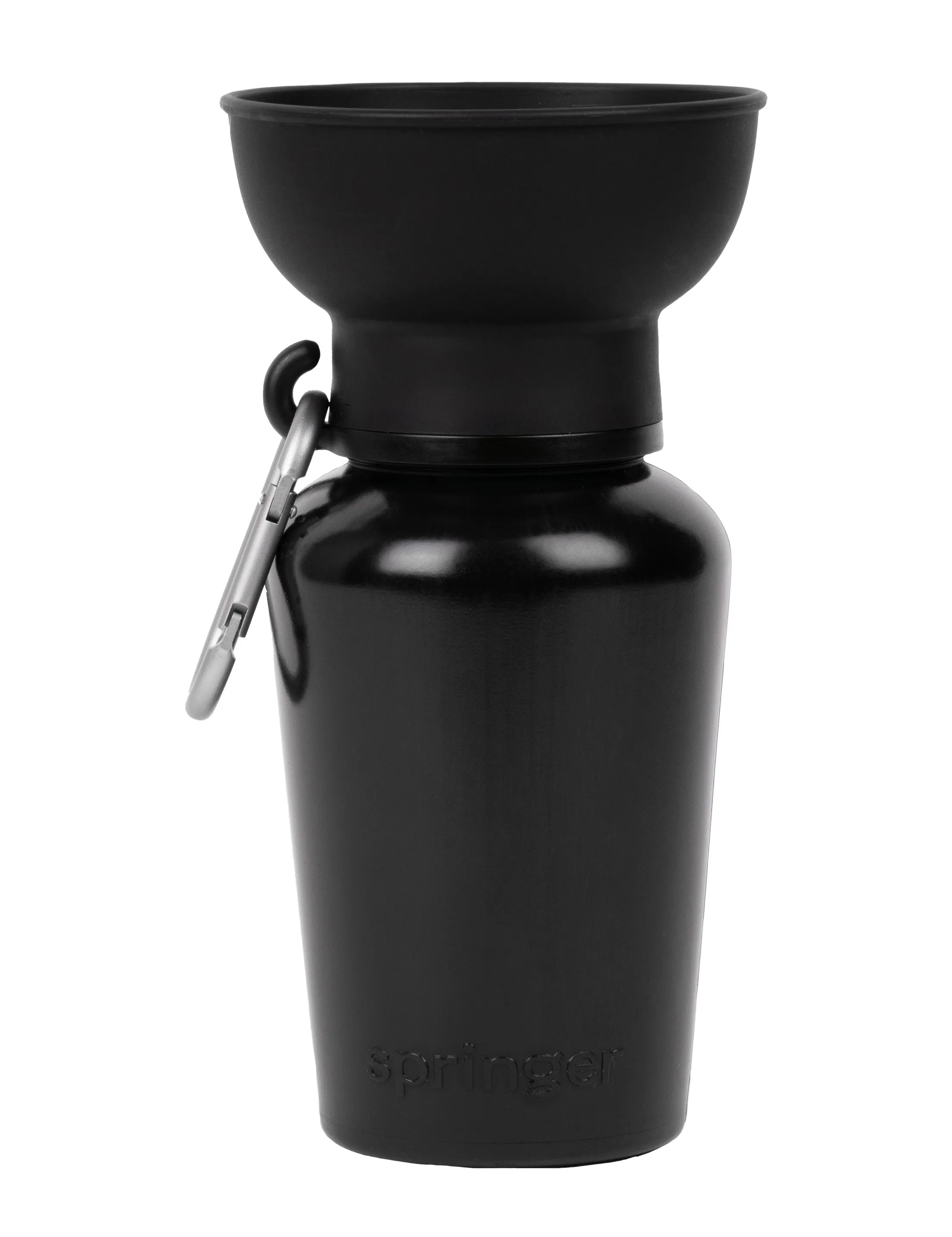 Springer Pets Flip Dog Travel Bottle Black 590ml