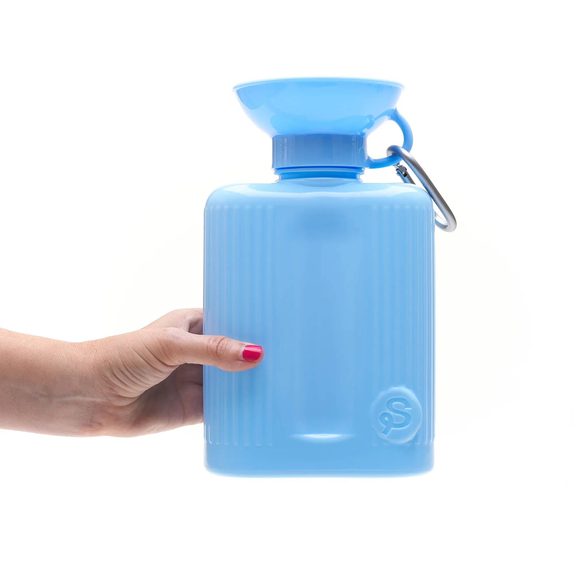 Springer Pets Growler Dog Travel Bottle Sky Blue 1.3L