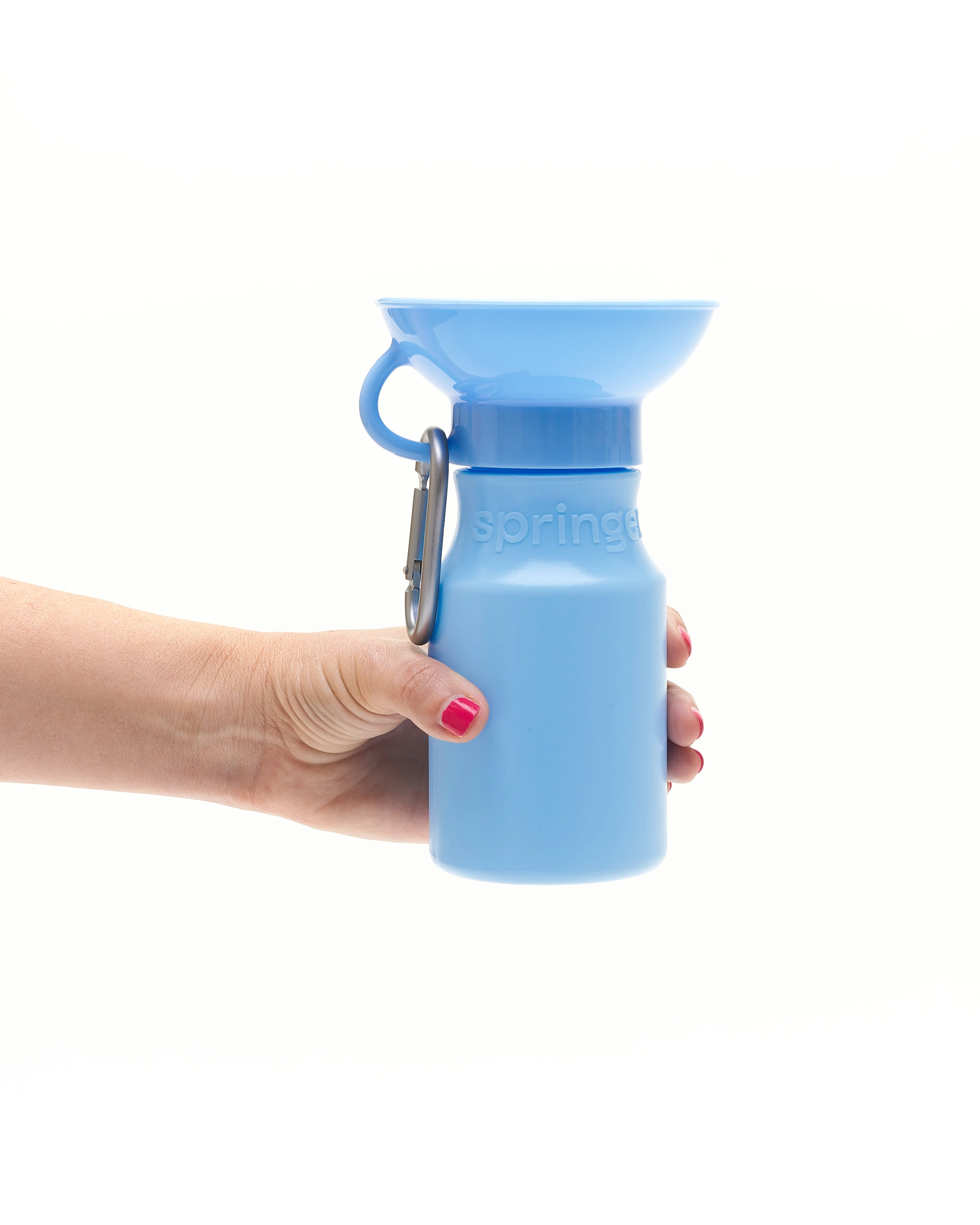 Springer Pets Mini Dog Travel Bottle Sky Blue 443ml