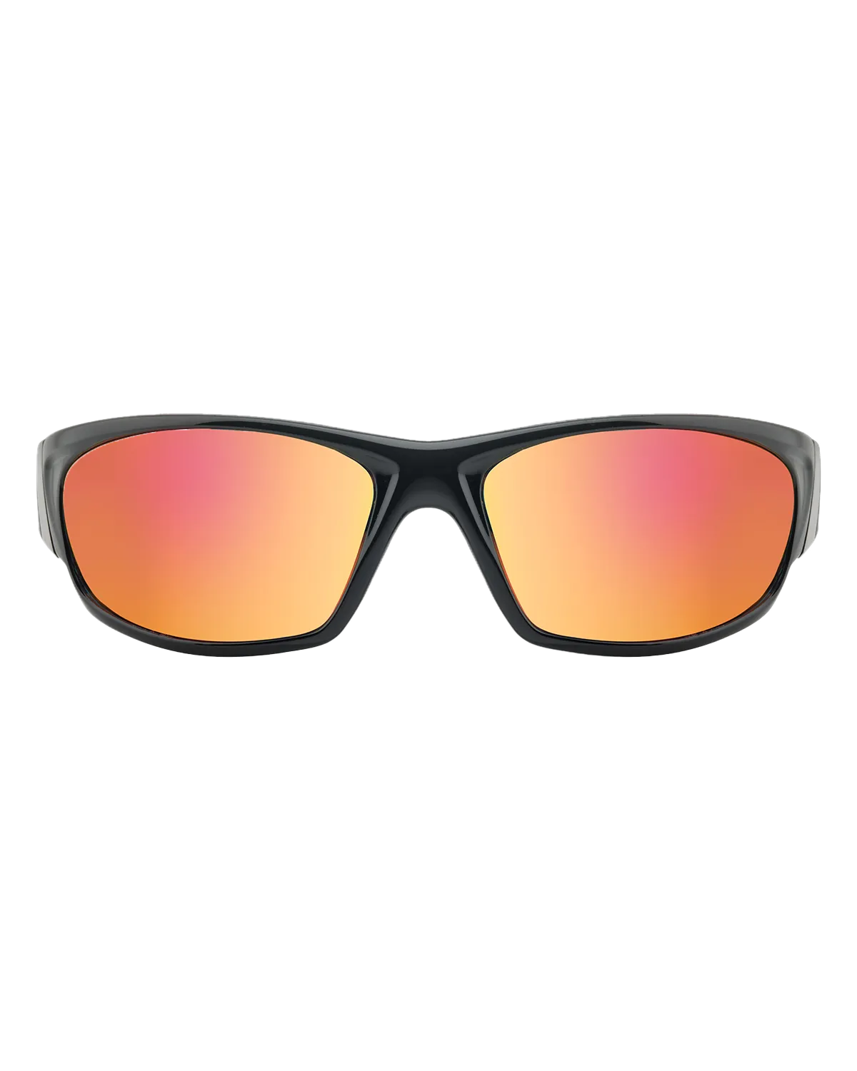 Stoat Polarised Sunglasses in Black & Grey Red Fusion