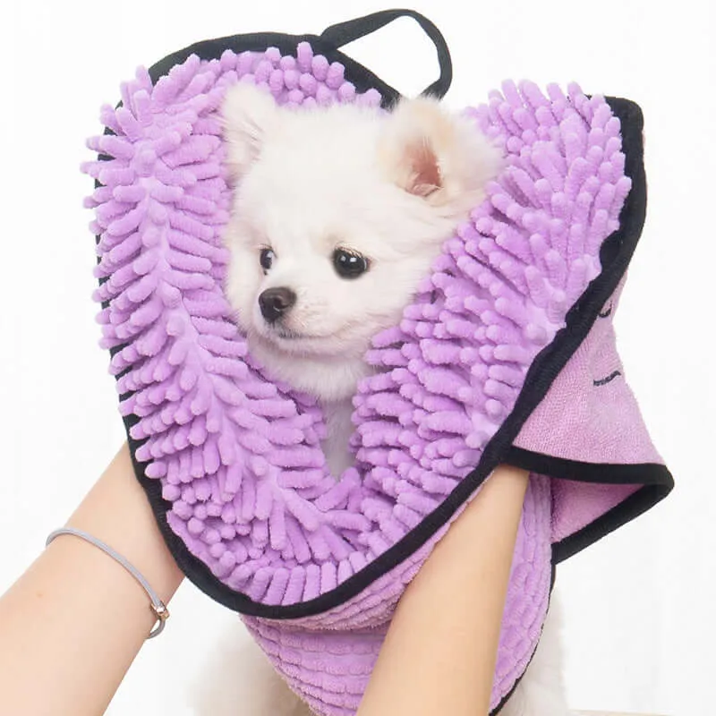 Super Absorbent Dog and Cat Towels - Microfiber Quick-Drying Bath Towels for Pets