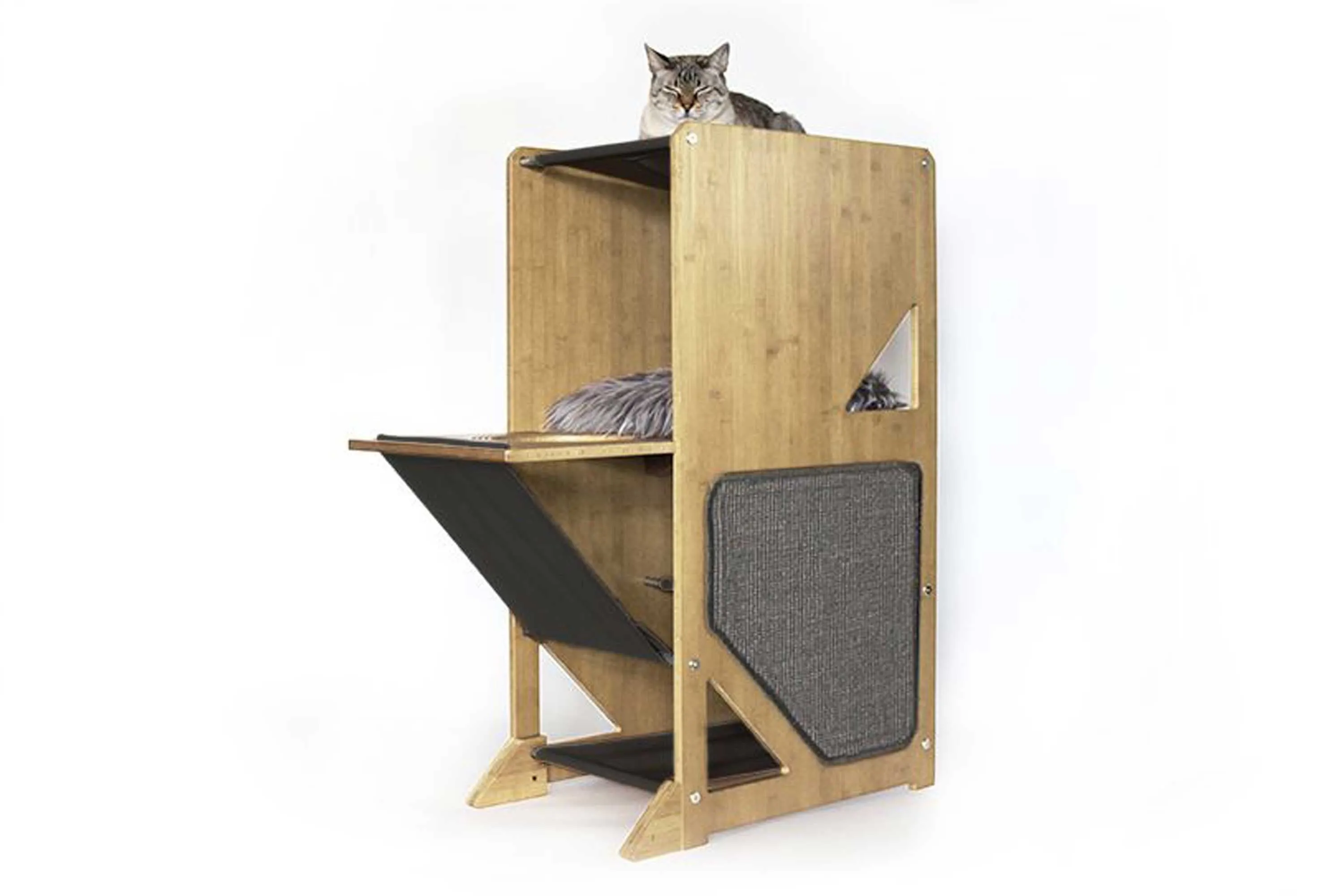 The Overlook - Sturdy - Bamboo Cat Tree