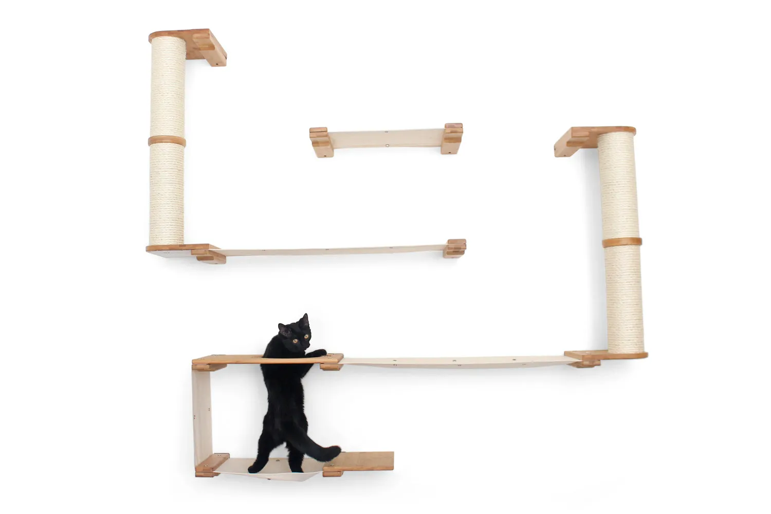 The Roman - A Wall Mounted Cat Scratcher Tree