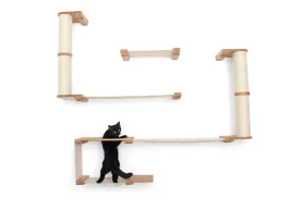 The Roman - A Wall Mounted Cat Scratcher Tree