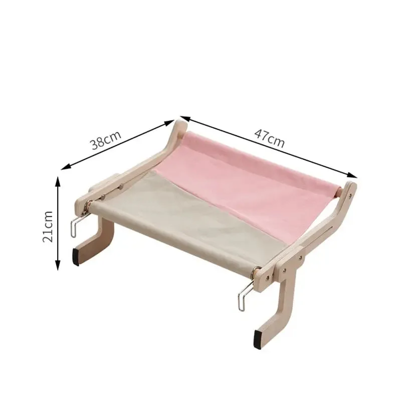 Wooden Window Adjustable Cat Hammock